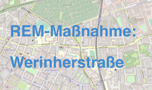 Dig. Infoveranstaltung: Radentscheid-Maßnahmen Werinherstraße