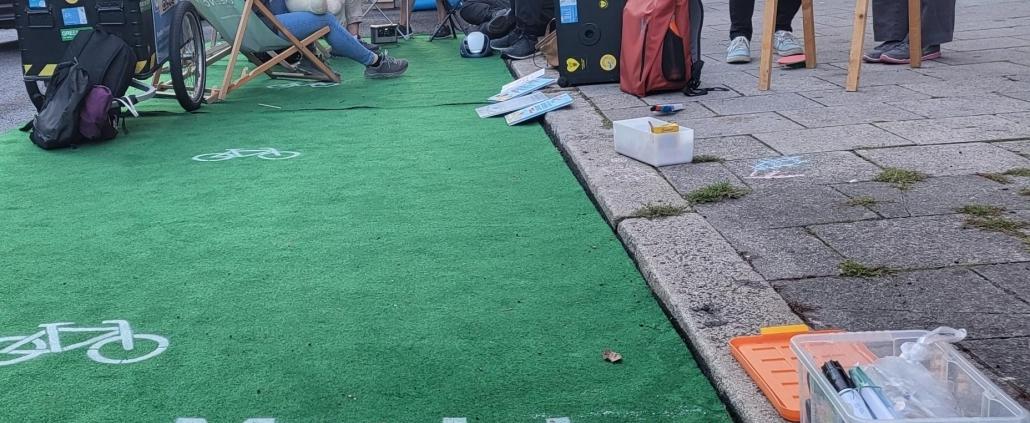 MunichWays Aktion grüner Teppich