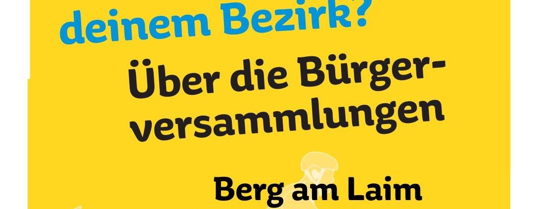 Berg am Laim Mi. 9. April 2025 19:00 - 21:00 Turnhalle Michaeligymnasium, Hachinger-Bach-Straße 25
