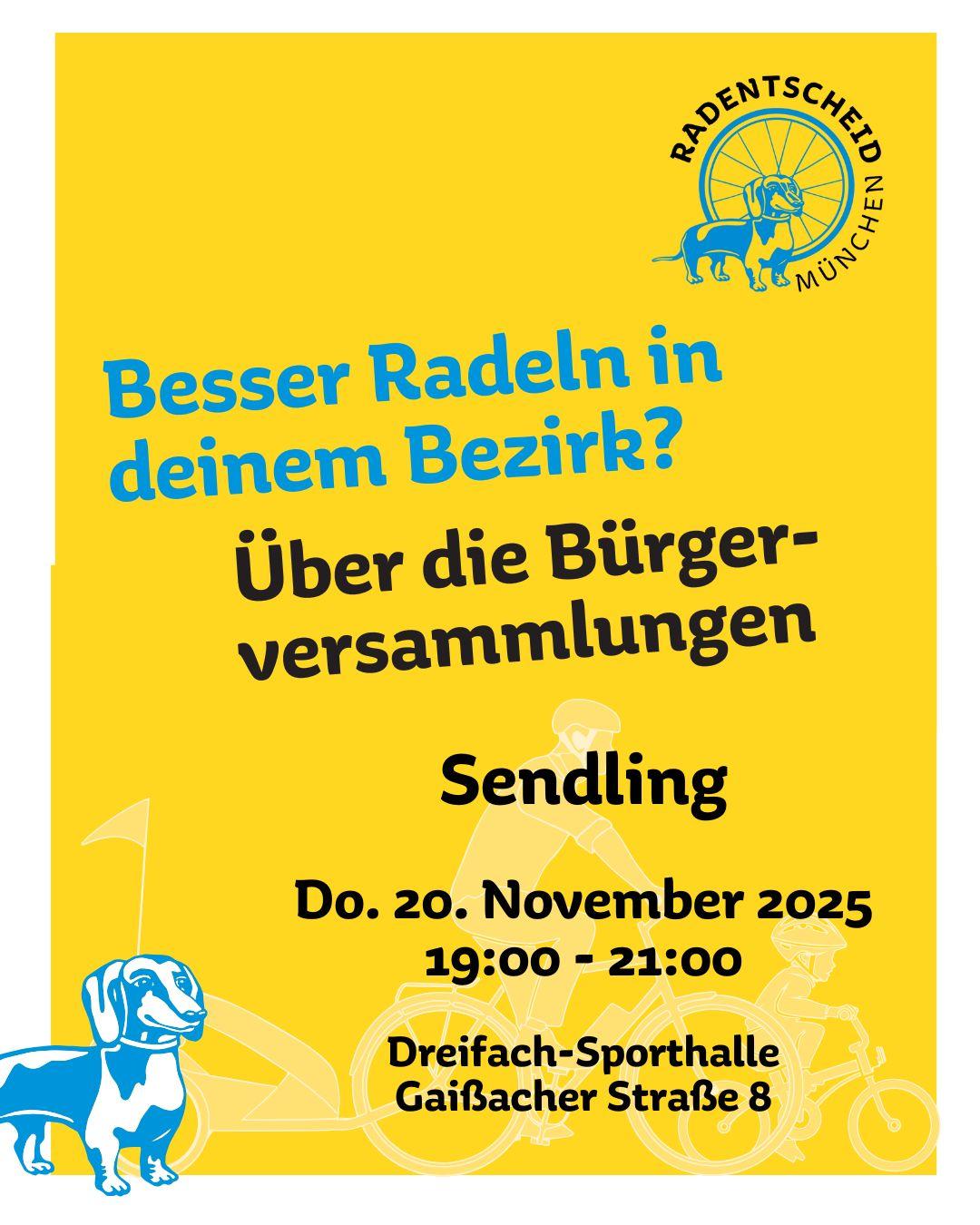 Mach mit! Bürgerversammlung 2025 BA 06 Sendling