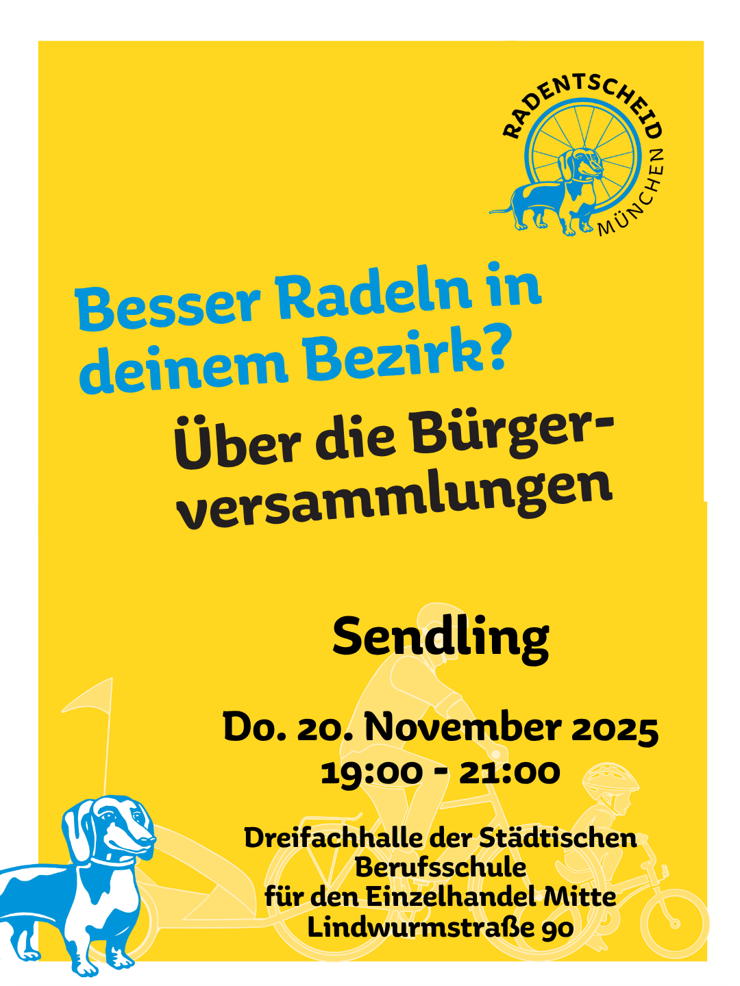 Mach mit! Bürgerversammlung 2025 BA 06 Sendling