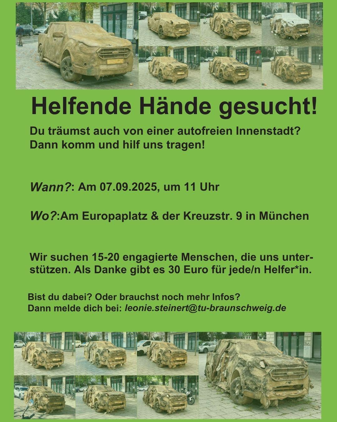 Kunst zum Mitmachen: Zwei Grabprozessionen für Autos MASH & HEAL