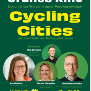 Empfehlung 👉 Filmabend: "Cycling Cities" von Ingwar Perowanowitsch mit anschliessender Podiumsdiskussion