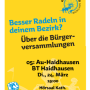 Bürgerversammlung 2026 BA 05 Au-Haidhausen Bezirksteil Haidhausen