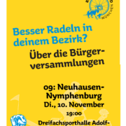Beteilige Dich! Bürgerversammlung 2026 BA 09 Neuhausen-Nymphenburg