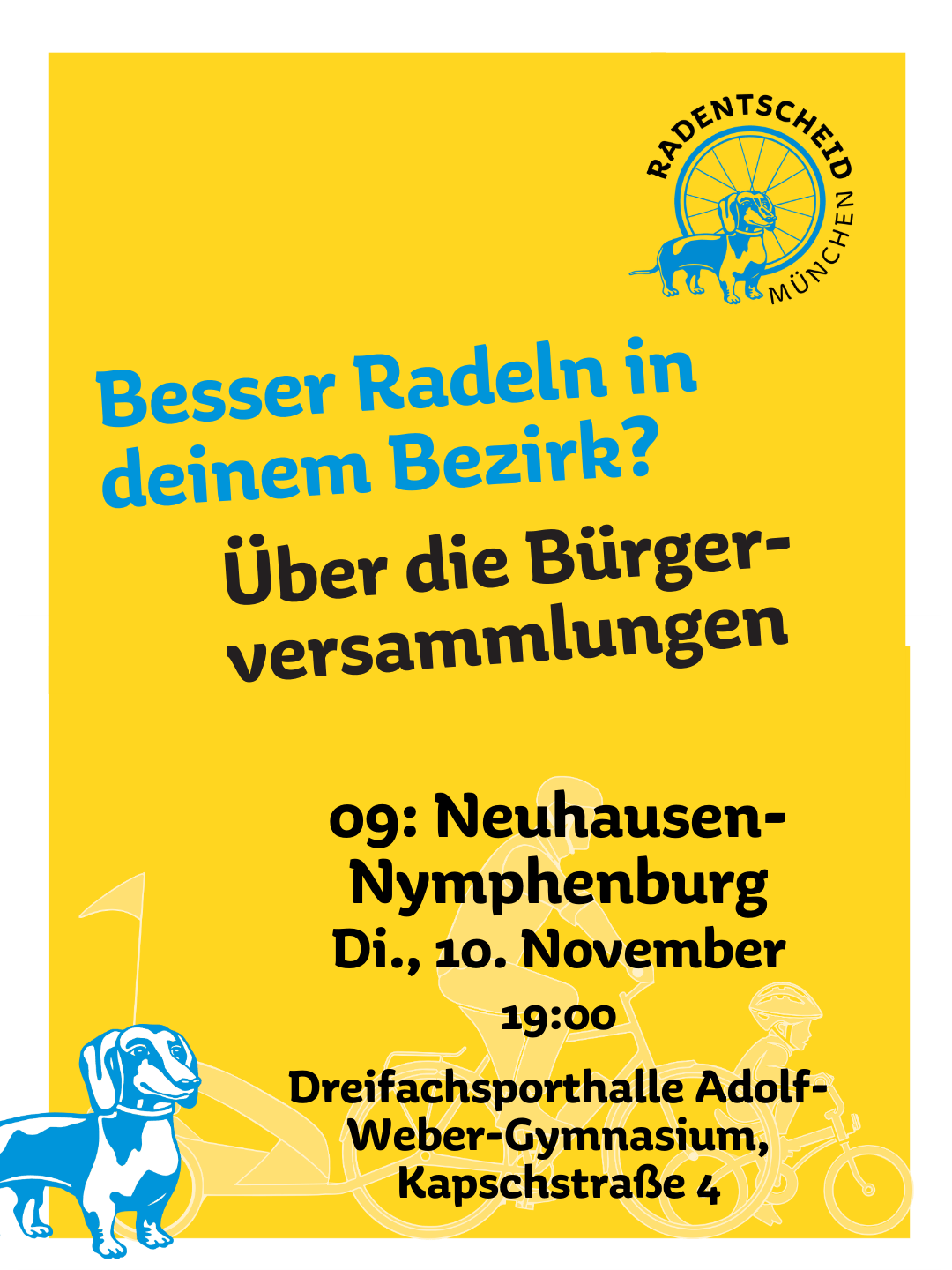 Beteilige Dich! Bürgerversammlung 2026 BA 09 Neuhausen-Nymphenburg