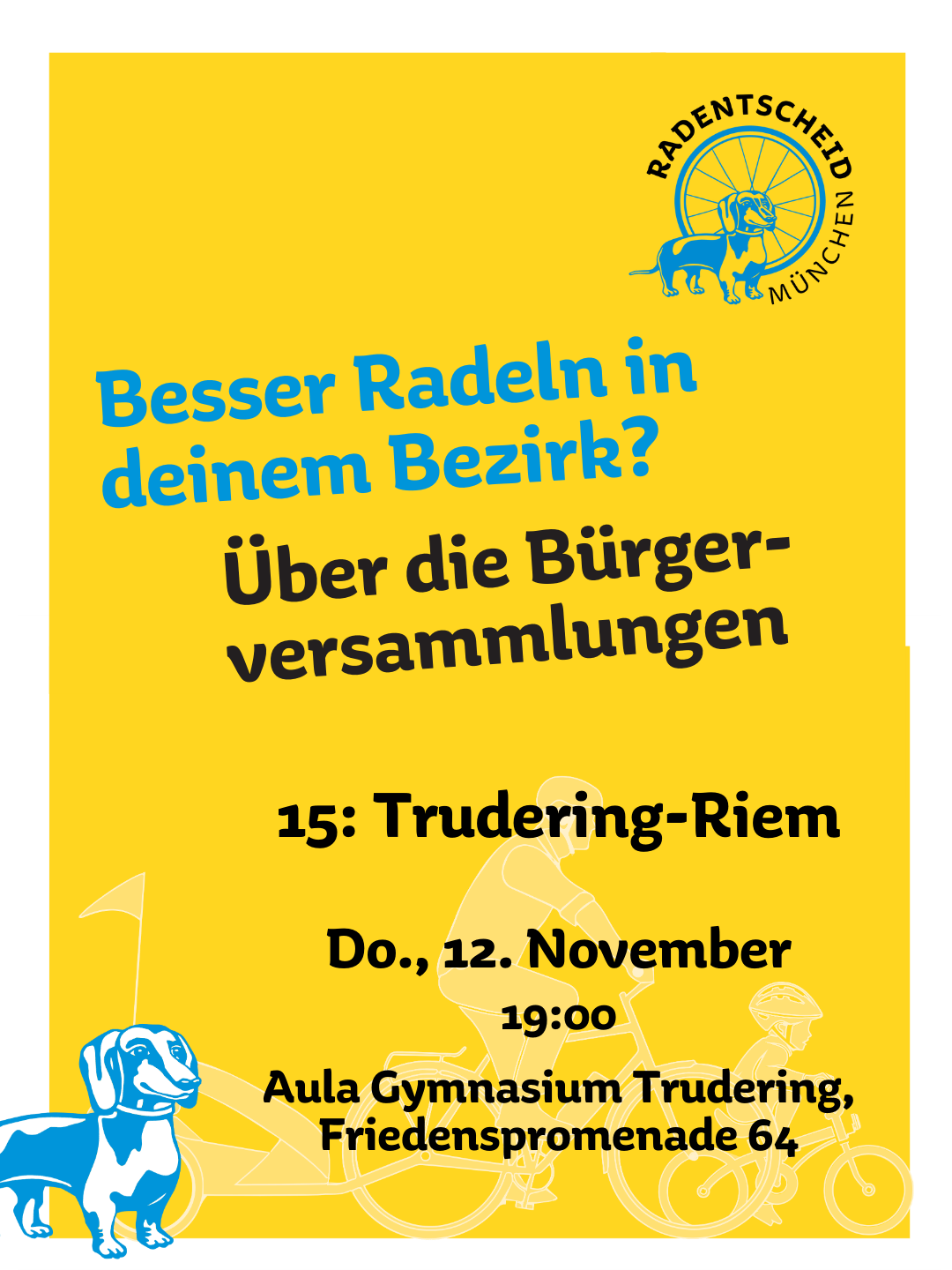 Beteilige Dich! BA 15 Trudering-Riem Bürgerversammlung 2026