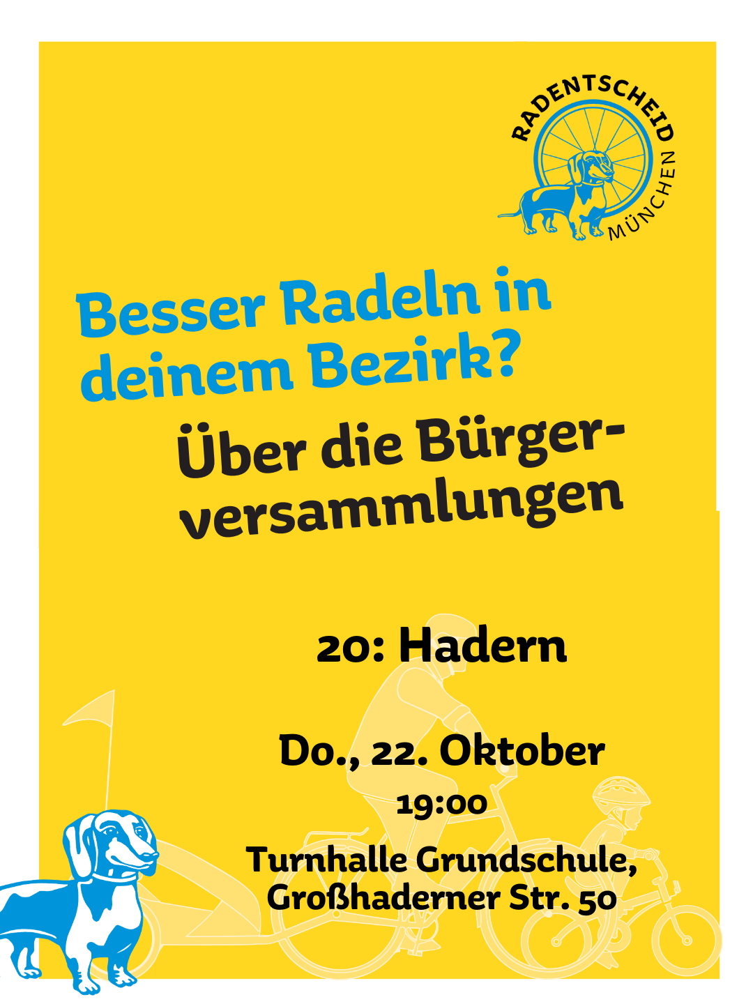Beteilige Dich! BA 20 Hadern Bürgerversammlung 2026