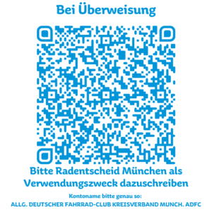 2026 ADFC Kontoname QR Code Spenden